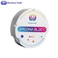 Anatomische farbige Zirkonoxidscheibe